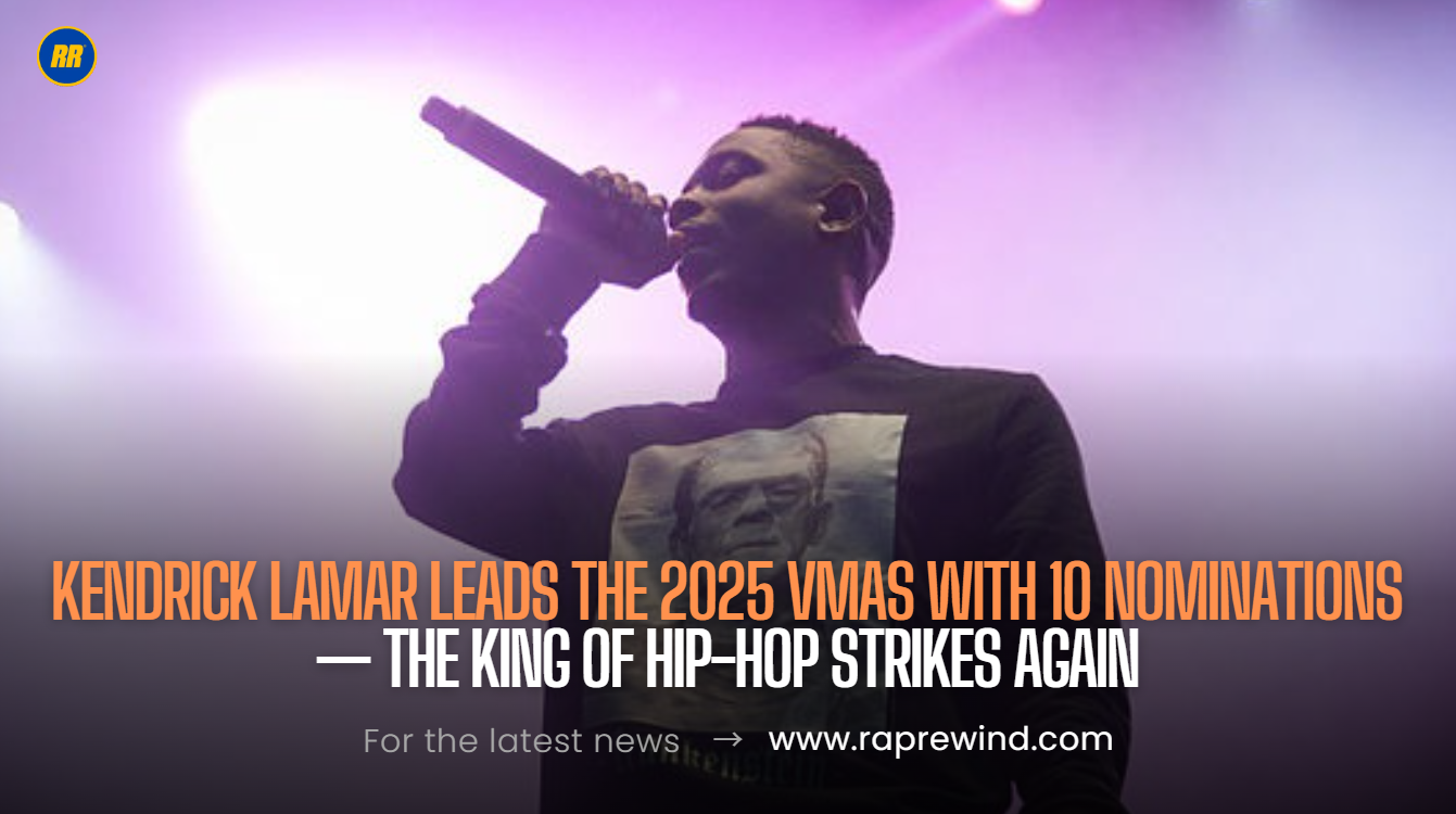 Kendrick Lamar Dominates the 2025 VMAs with 10 Nominations — A Testament to His Timeless Reign