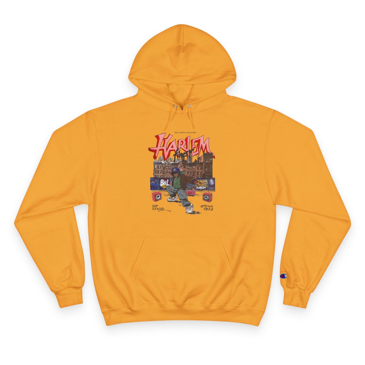 Yellow Harlem Hoodies