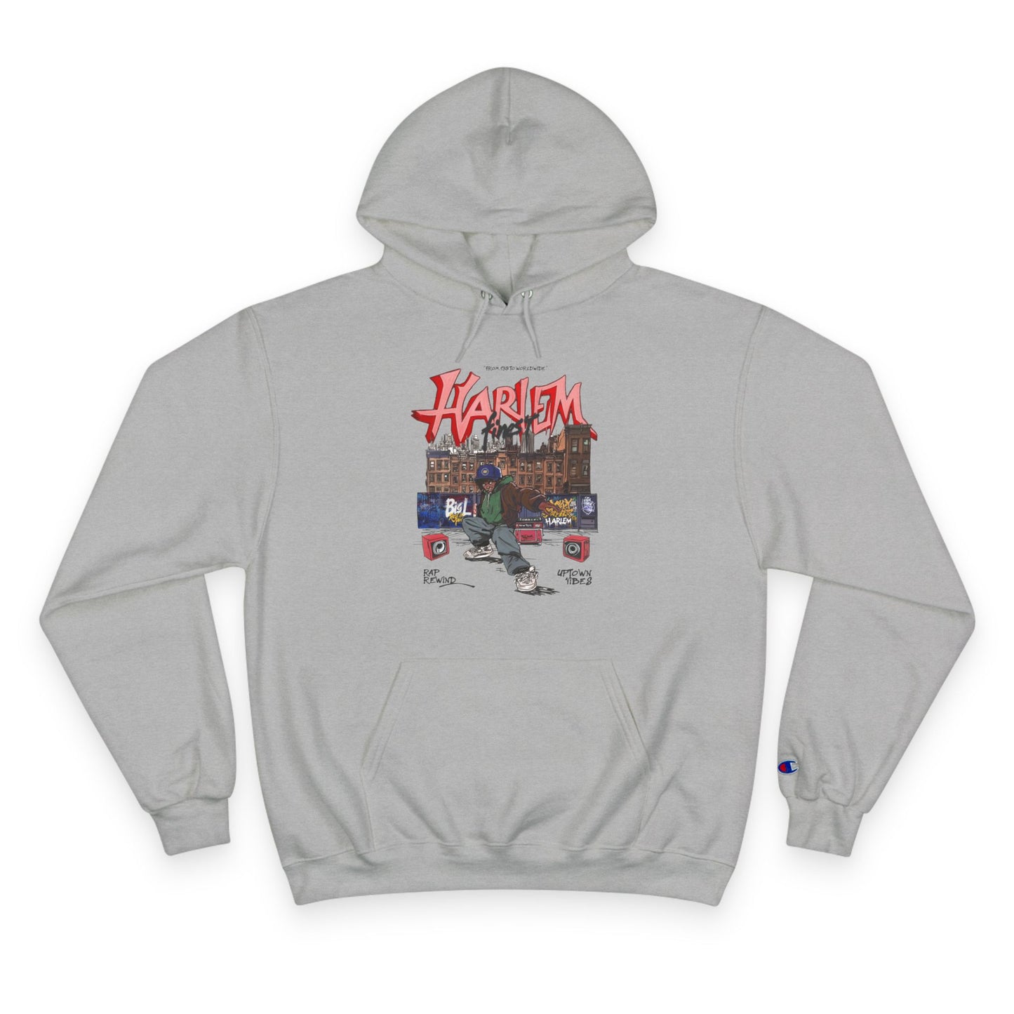 Light Steel Harlem Hoodies