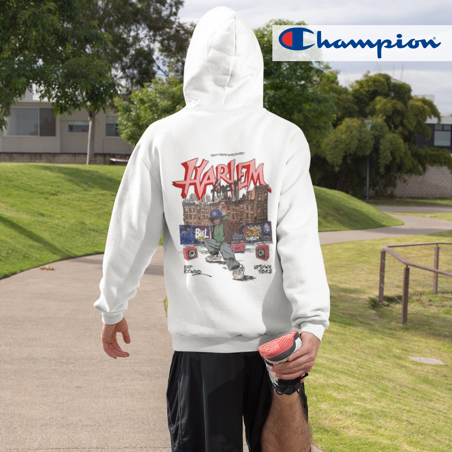 Harlem Rap Rewind x Champion Hoodie