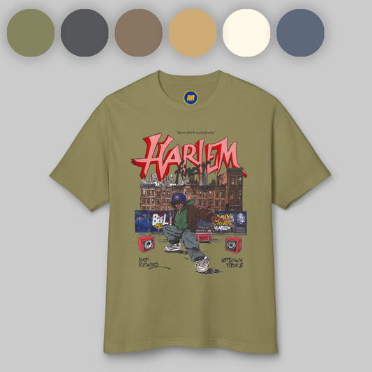Harlem Cotton Tee | Rap Rewind