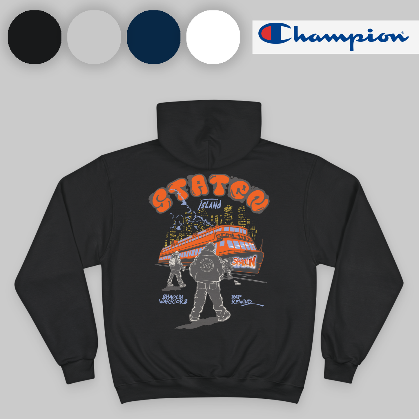 Staten Island Rap Rewind x Champion Hoodie