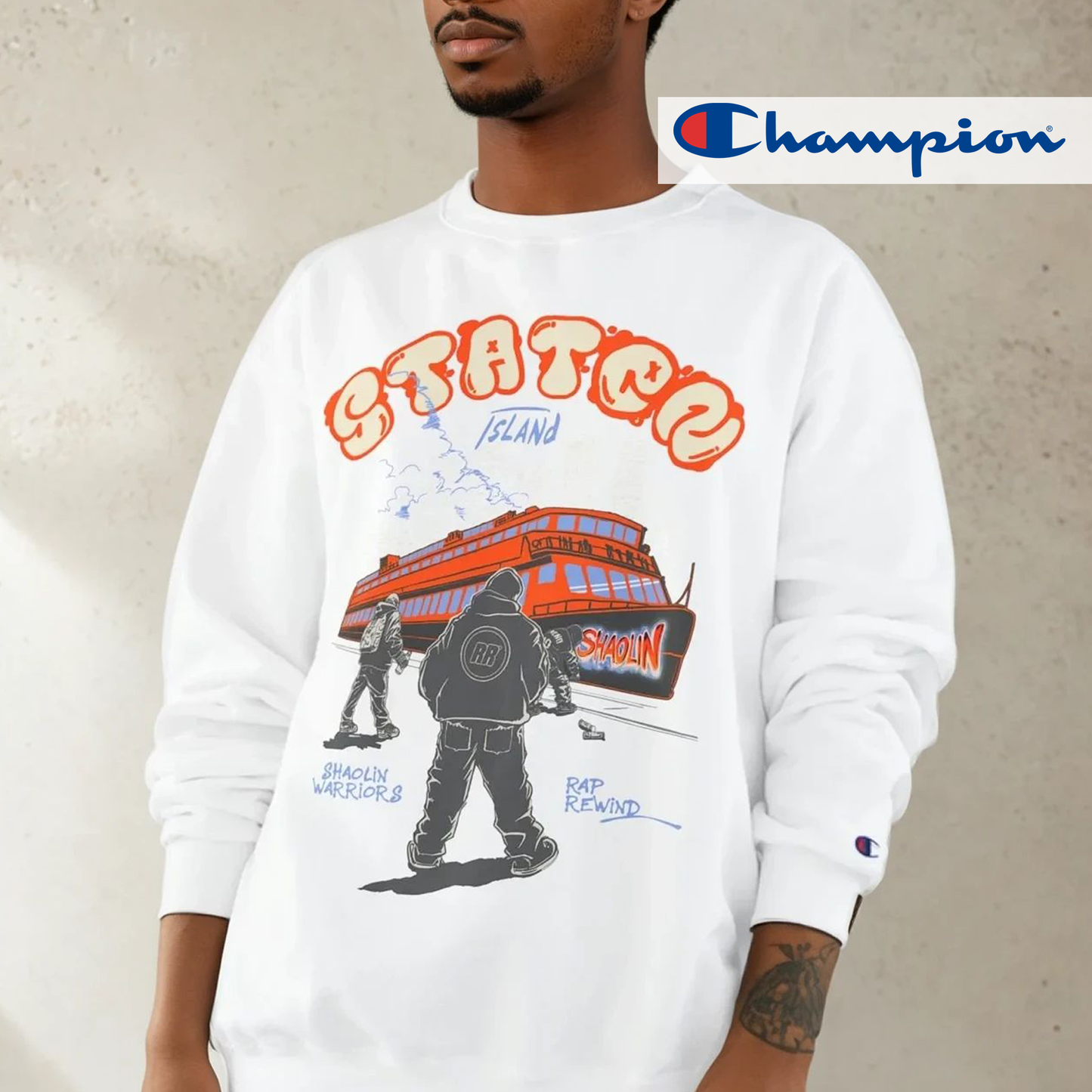 Staten Island Rap Rewind x Champion Sweatshirt