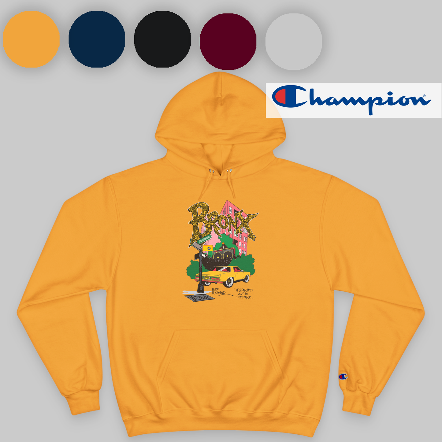 The Bronx Rap Rewind x Champion Hoodie