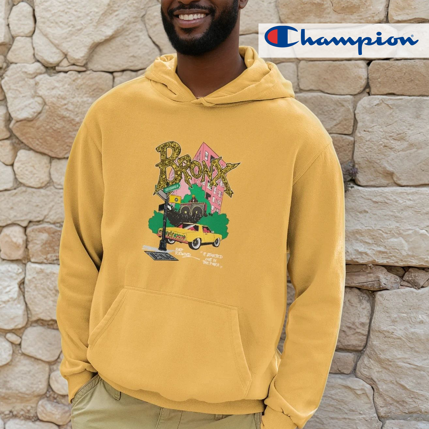The Bronx Rap Rewind x Champion Hoodie