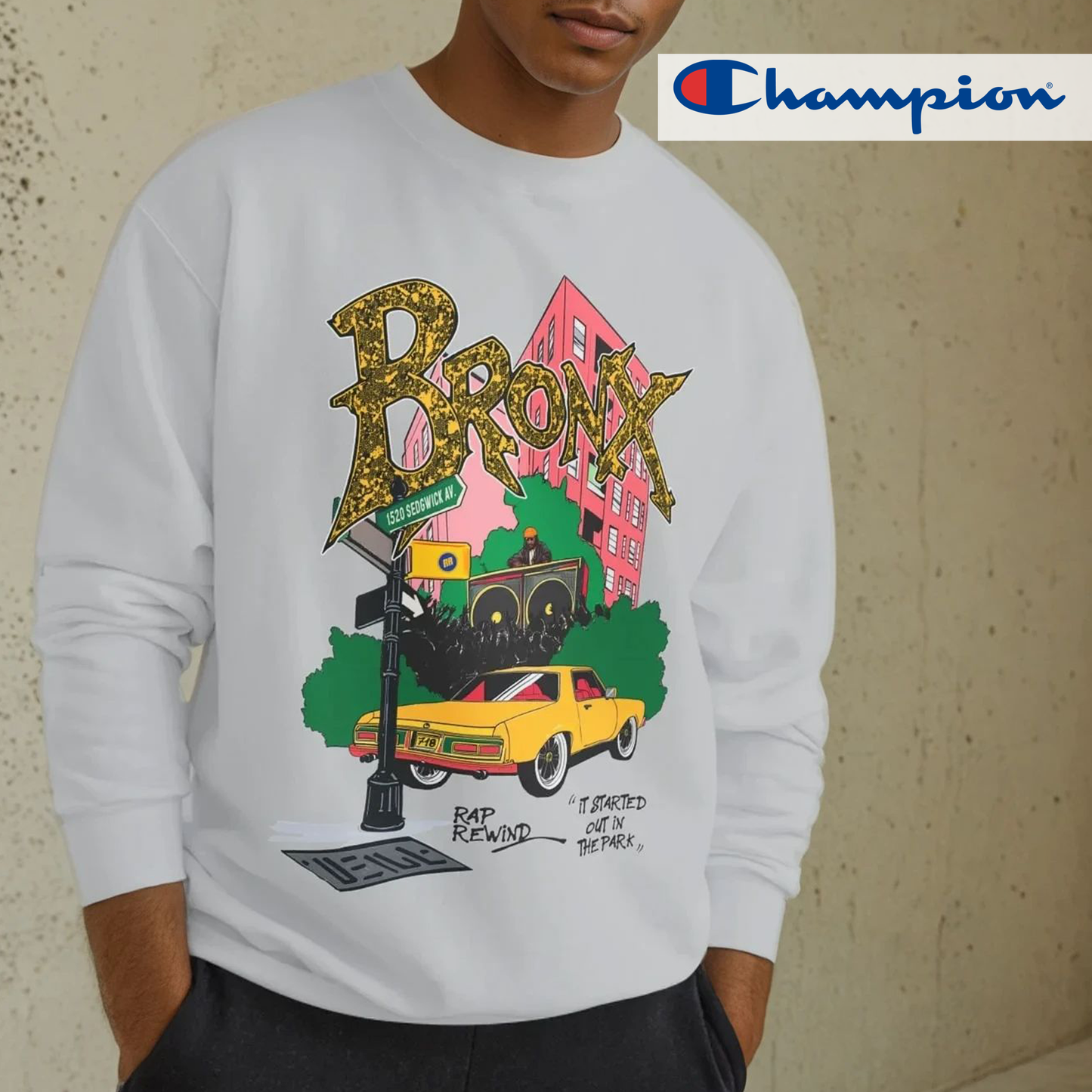 The Bronx Rap Rewind x Champion Sweatshirt
