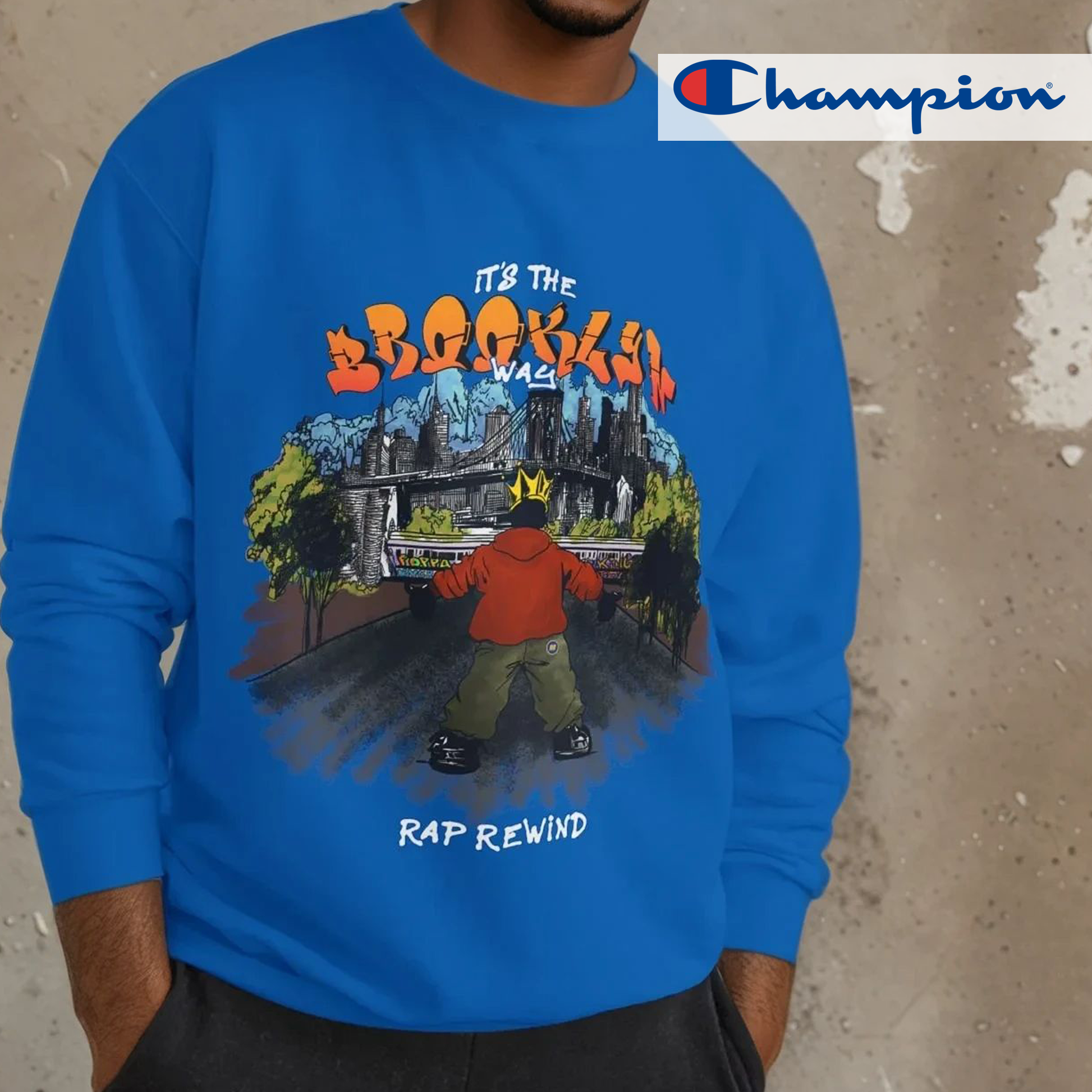 Brooklyn Rap Rewind x Champion Sweatshirt