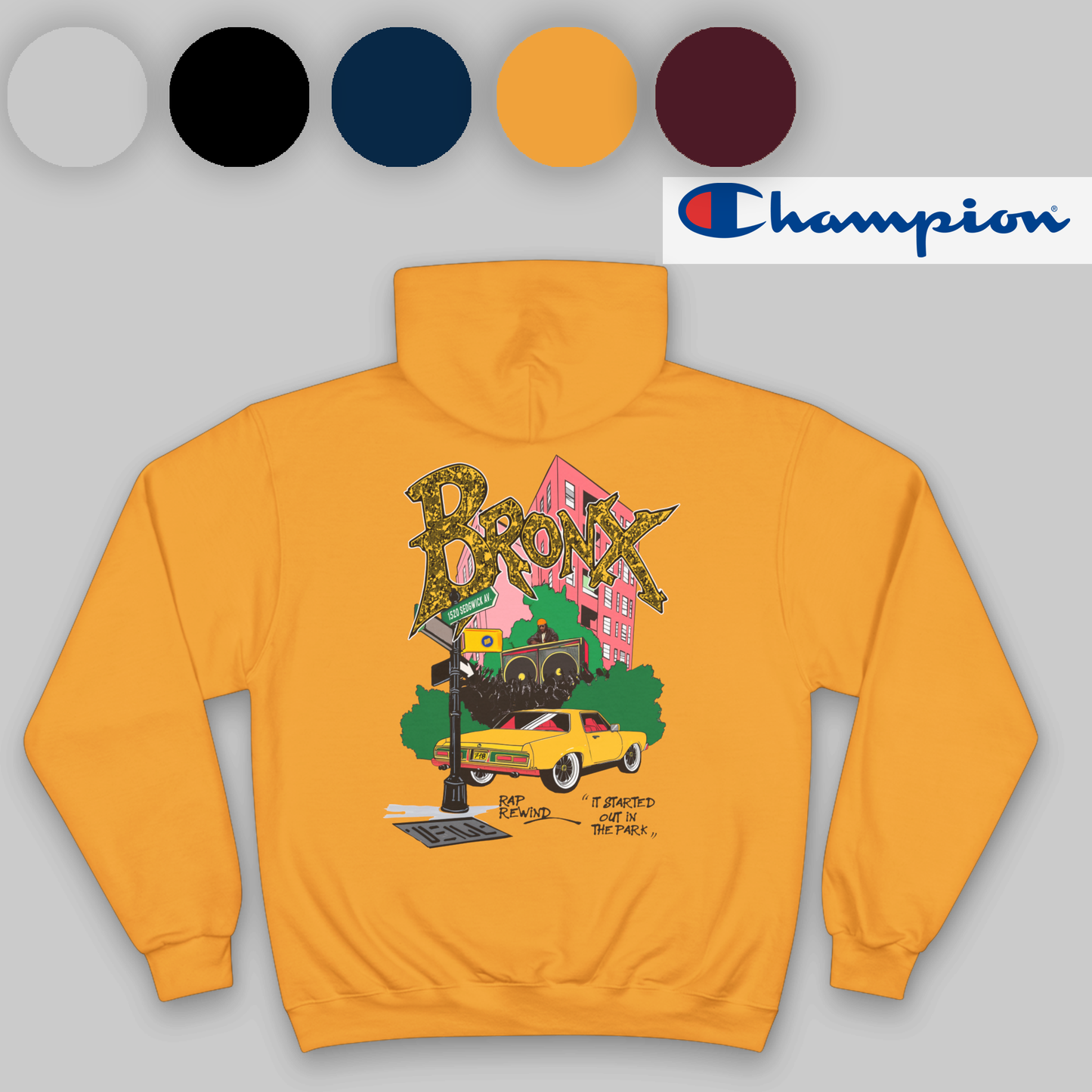 The Bronx Rap Rewind x Champion Hoodie