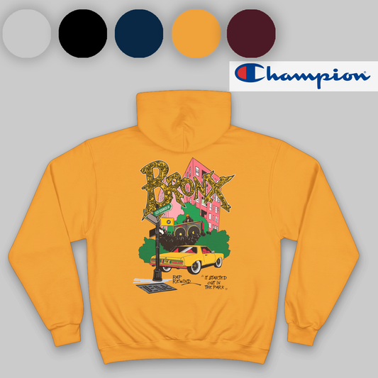 The Bronx Rap Rewind x Champion Hoodie