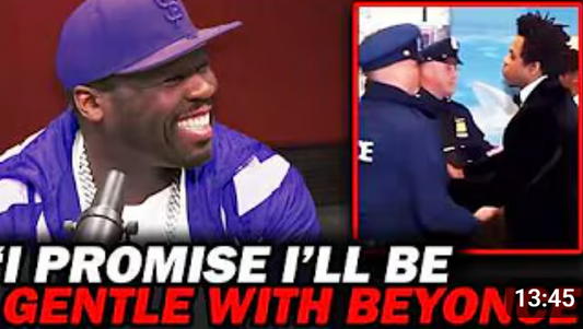 50 Cent REACTS to Jay-Z's Arrest: 'She's Getting Too Old for Him Anyway' (VIDEO)