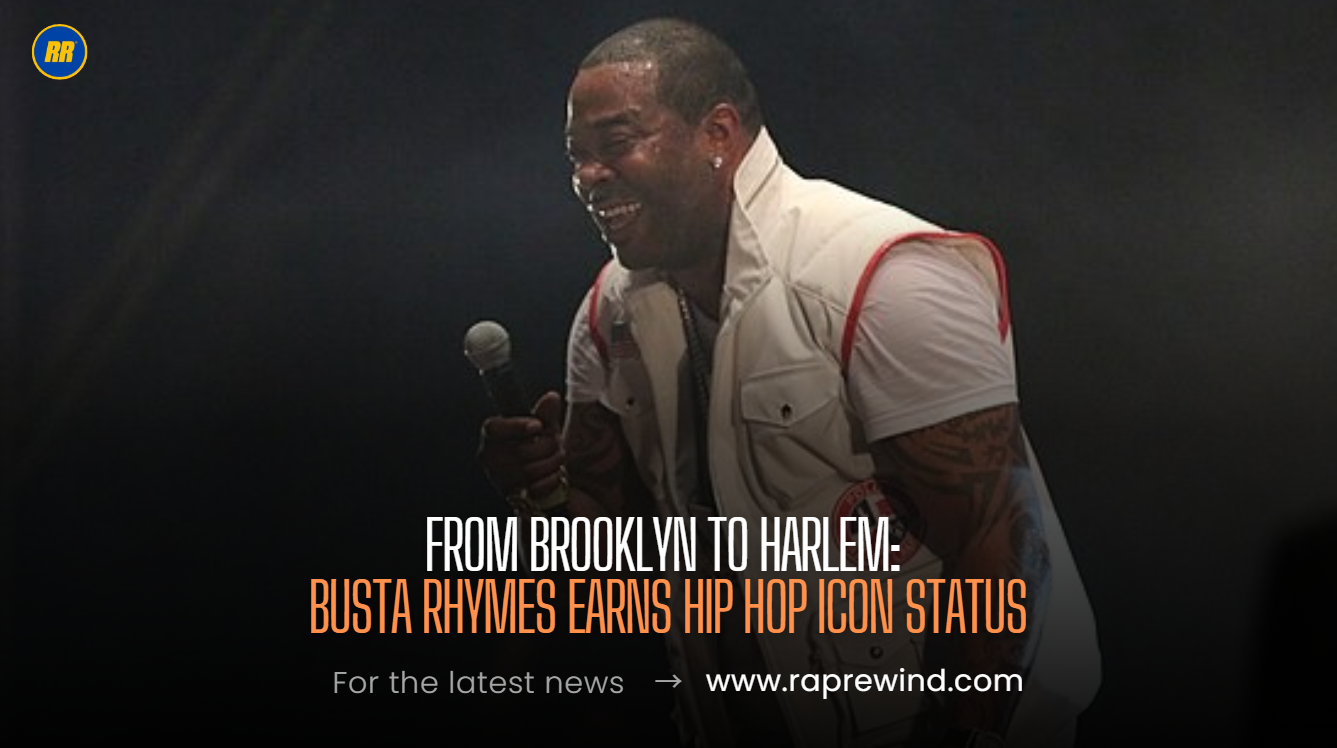 Busta Rhymes Crowned with Hip Hop Icon Award at Harlem Week Finale