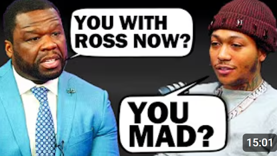 The Moment 50 Cent Confronts Lil Meech On SWITCHING SIDES (VIDEO)