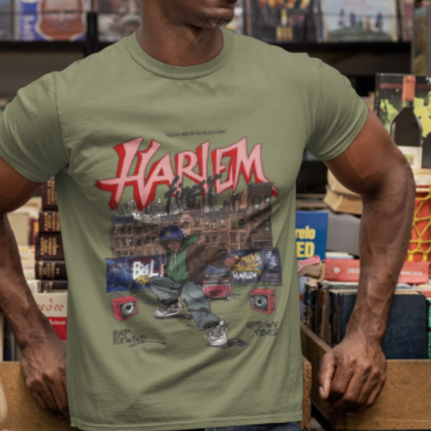 Faded Army Tee | Rap Rewind